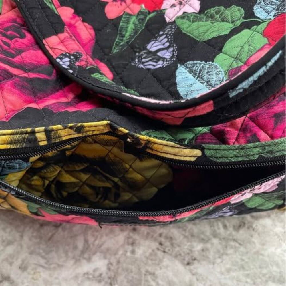 Vera Bradley Quilted Floral Duffel Bag - Picture 4 of 9